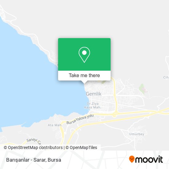 Barışanlar - Sarar map