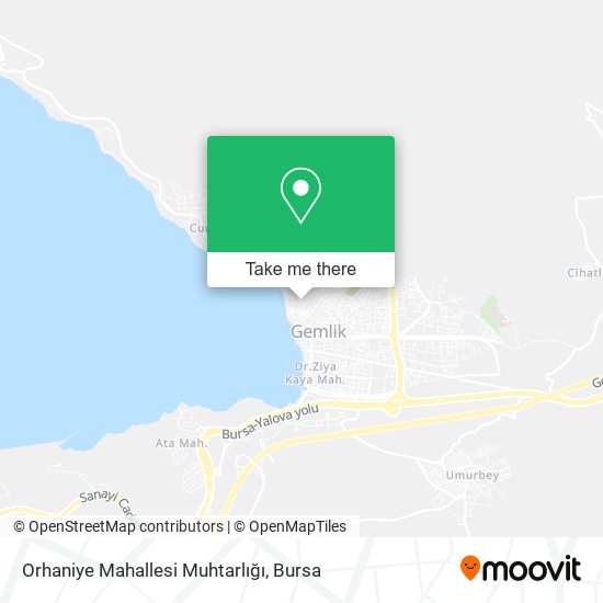 Orhaniye Mahallesi Muhtarlığı map