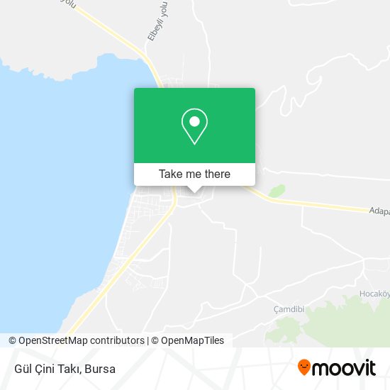 Gül Çini Takı map