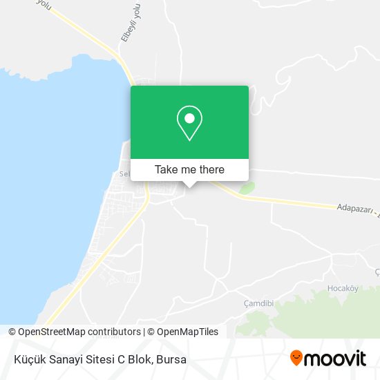 Küçük Sanayi Sitesi C Blok map