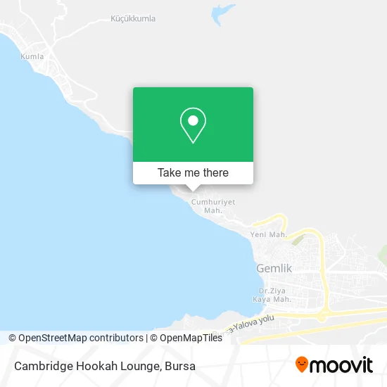 Cambridge Hookah Lounge map