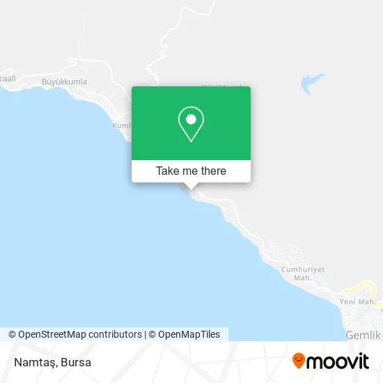 Namtaş map