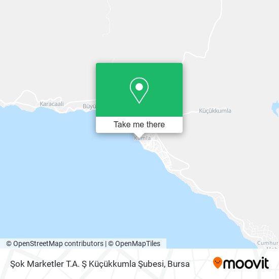 Şok Marketler T.A. Ş Küçükkumla Şubesi map