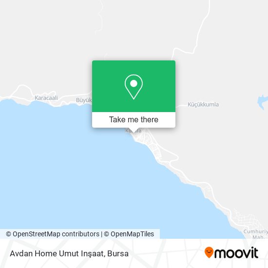 Avdan Home Umut Inşaat map