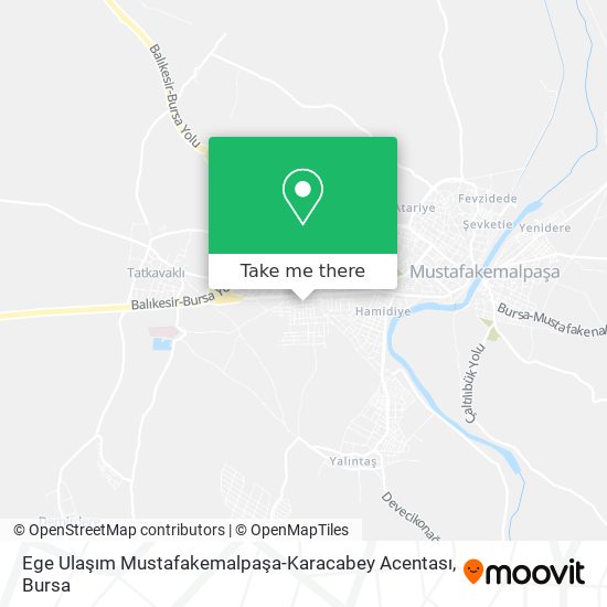 Ege Ulaşım Mustafakemalpaşa-Karacabey Acentası map