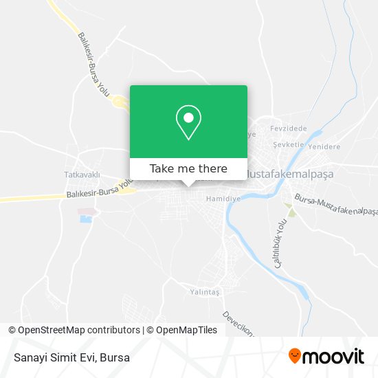 Sanayi Simit Evi map