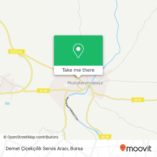 Demet Çiçekçilik Servis Aracı map