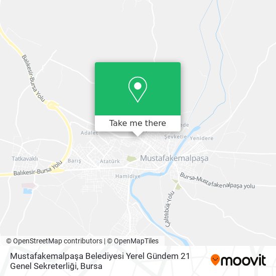 Mustafakemalpaşa Belediyesi Yerel Gündem 21 Genel Sekreterliği map