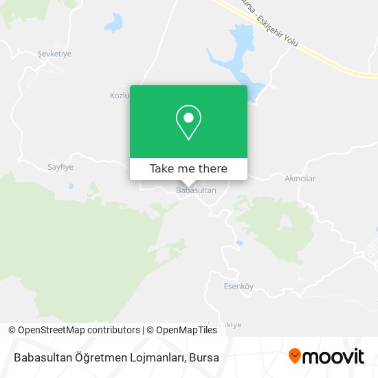 Babasultan Öğretmen Lojmanları map