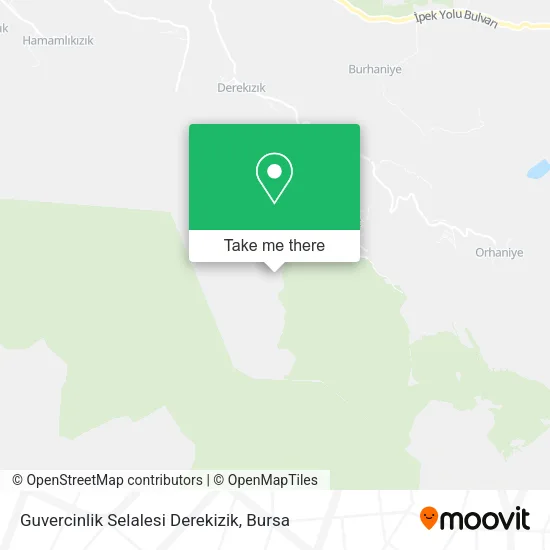 Guvercinlik Selalesi Derekizik map