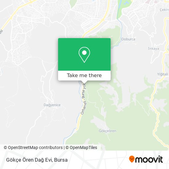 Gökçe Ören Dağ Evi map
