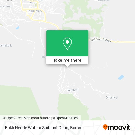 Erikli Nestle Waters Saitabat Depo map