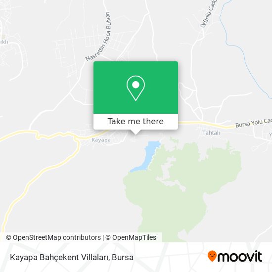 Kayapa Bahçekent Villaları map