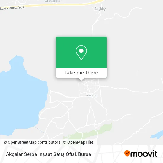Akçalar Serpa İnşaat Satış Ofisi map