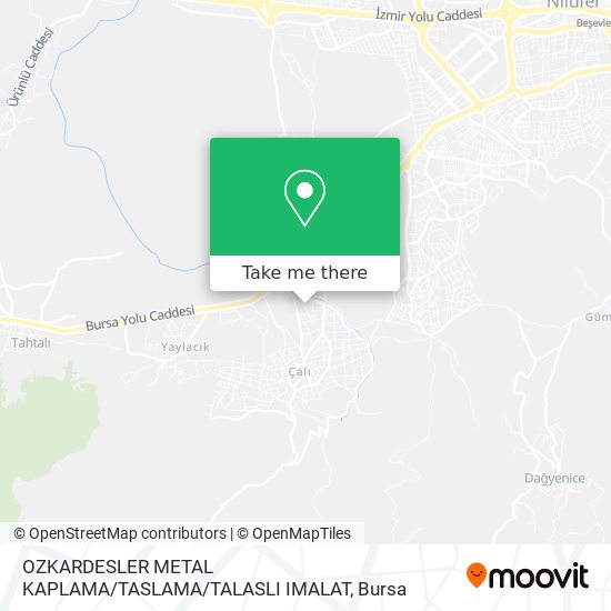 OZKARDESLER METAL KAPLAMA / TASLAMA / TALASLI IMALAT map