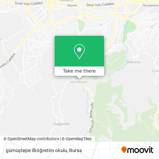 gümüştepe ilköğretim okulu map