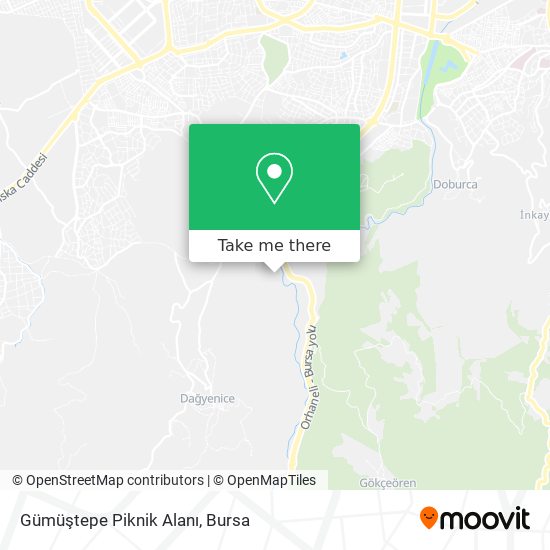 Gümüştepe Piknik Alanı map