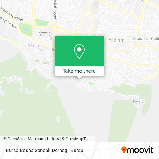 Bursa Bosna Sancak Derneği map