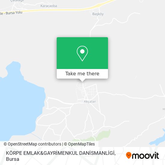 KÖRPE EMLAK&GAYRİMENKUL DANİSMANLİGİ map