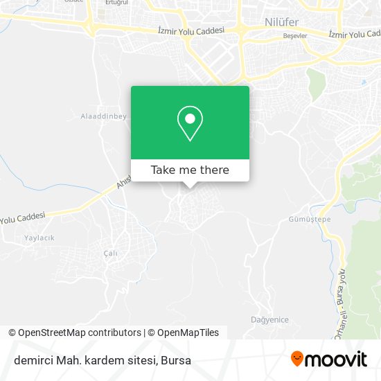demirci Mah. kardem sitesi map