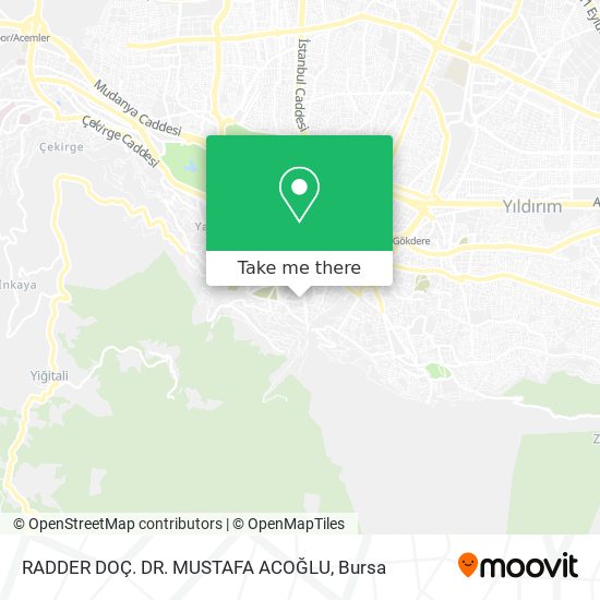 RADDER DOÇ. DR. MUSTAFA ACOĞLU map