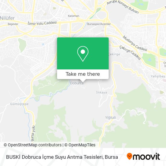 BUSKİ Dobruca İçme Suyu Arıtma Tesisleri map