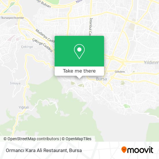 Ormancı Kara Ali Restaurant map
