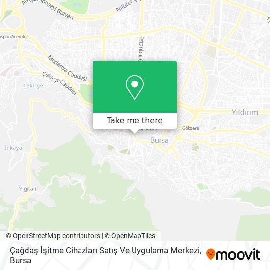 Çağdaş İşitme Cihazları Satış Ve Uygulama Merkezi map