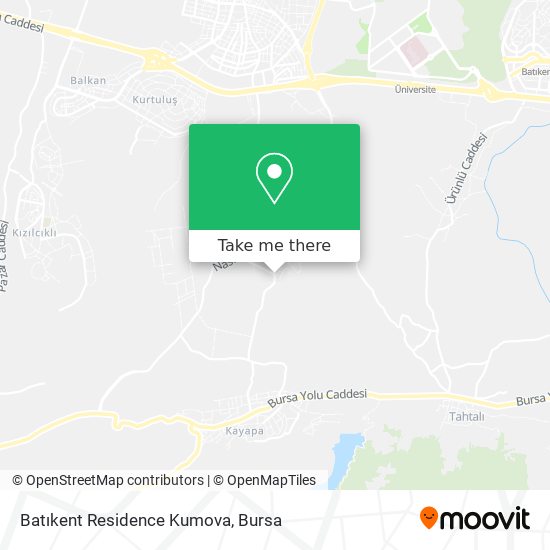 how to get to batikent residence kumova in nilufer by bus cable car or metro moovit