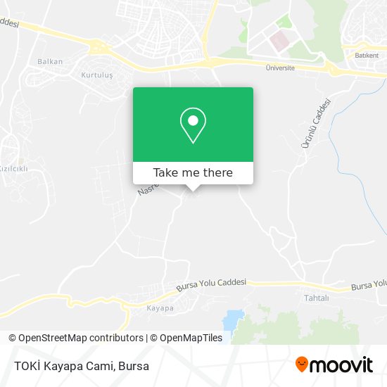 TOKİ Kayapa Cami map