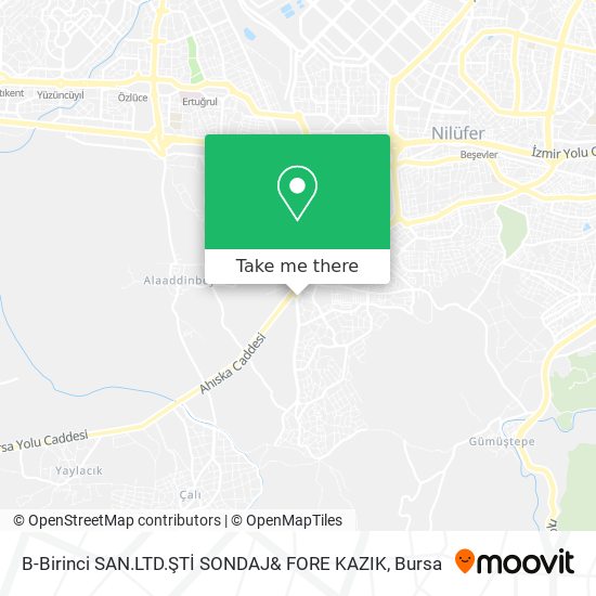 B-Birinci SAN.LTD.ŞTİ SONDAJ& FORE KAZIK map