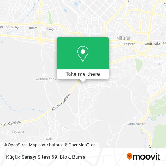 Küçük Sanayi Sitesi 59. Blok map