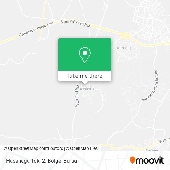 Hasanağa Toki 2. Bölge map