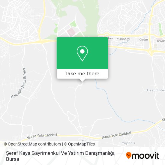 Şeref Kaya Gayrimenkul Ve Yatırım Danışmanlığı map