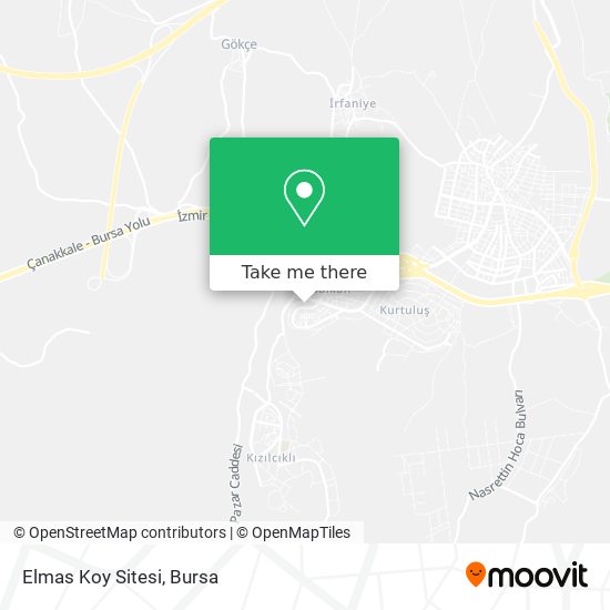 Elmas Koy Sitesi map