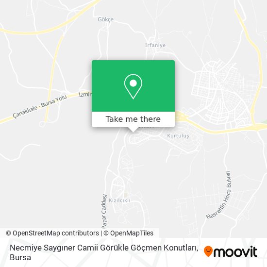Necmiye Saygıner Camii Görükle Göçmen Konutları map