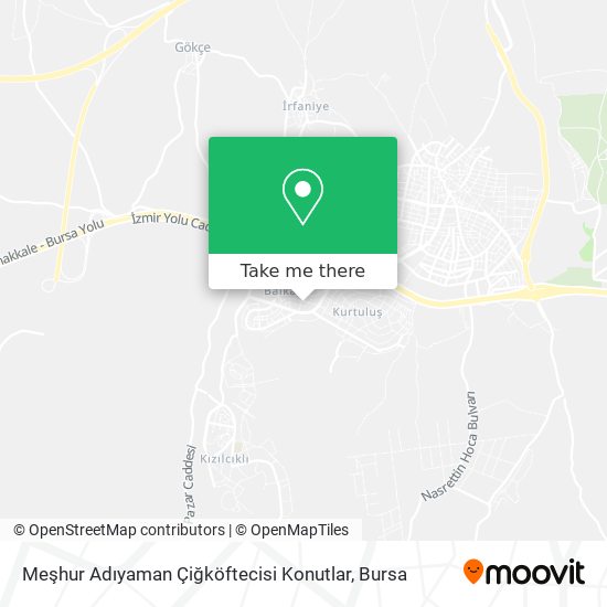 Meşhur Adıyaman Çiğköftecisi Konutlar map