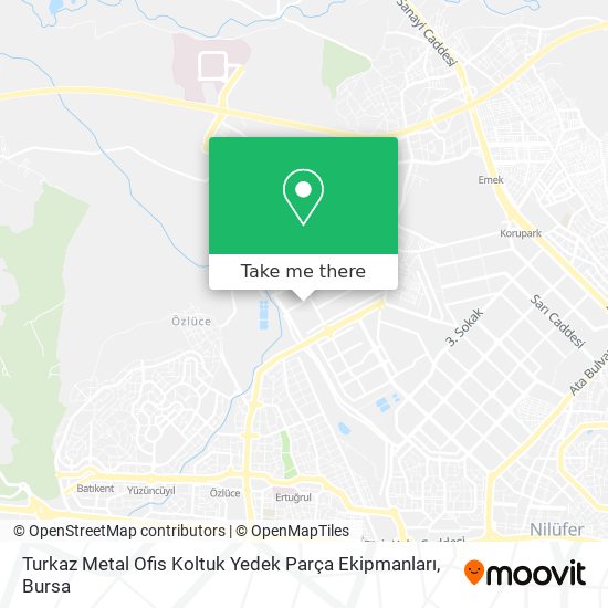 Turkaz Metal Ofis Koltuk Yedek Parça Ekipmanları map