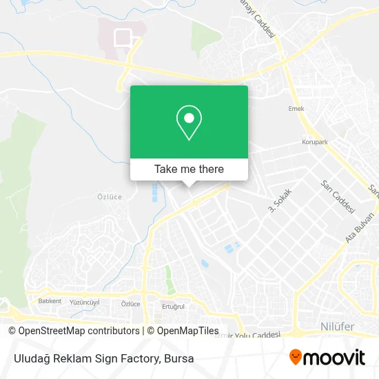 Uludağ Reklam Sign Factory map