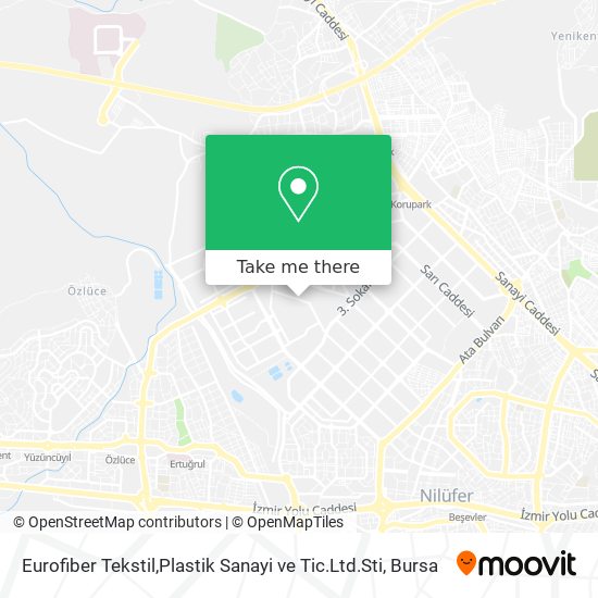 Eurofiber Tekstil,Plastik Sanayi ve Tic.Ltd.Sti map