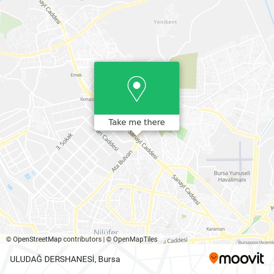 ULUDAĞ DERSHANESİ map