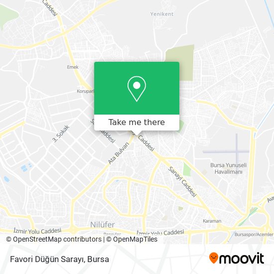 Favori Düğün Sarayı map