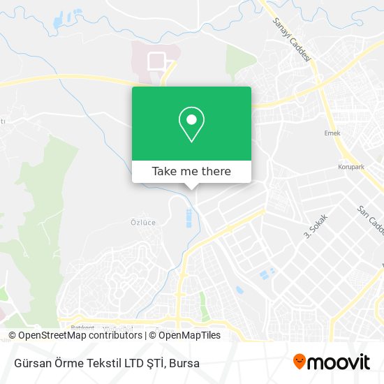 Gürsan Örme Tekstil LTD ŞTİ map