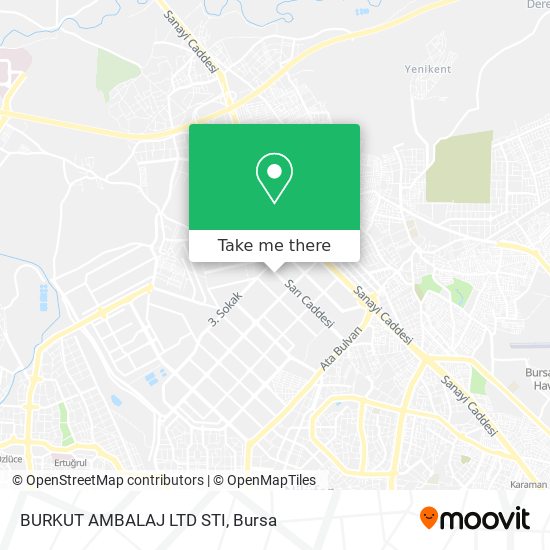 BURKUT AMBALAJ LTD STI map