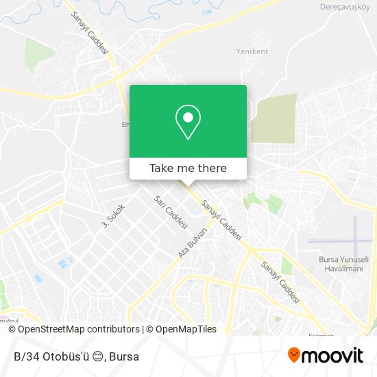 B/34 Otobüs'ü 😊 map
