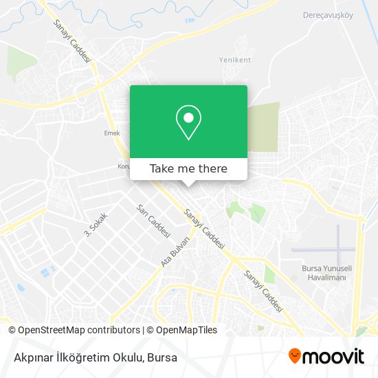 Akpınar İlköğretim Okulu map