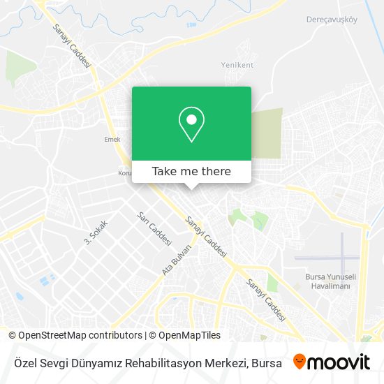 Özel Sevgi Dünyamız Rehabilitasyon Merkezi map