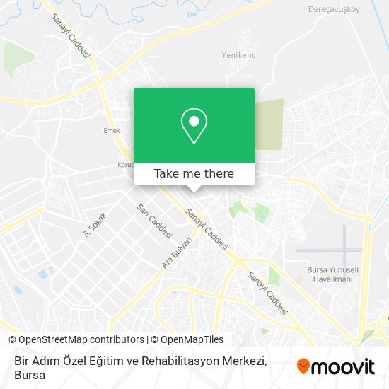 Bir Adım Özel Eğitim ve Rehabilitasyon Merkezi map
