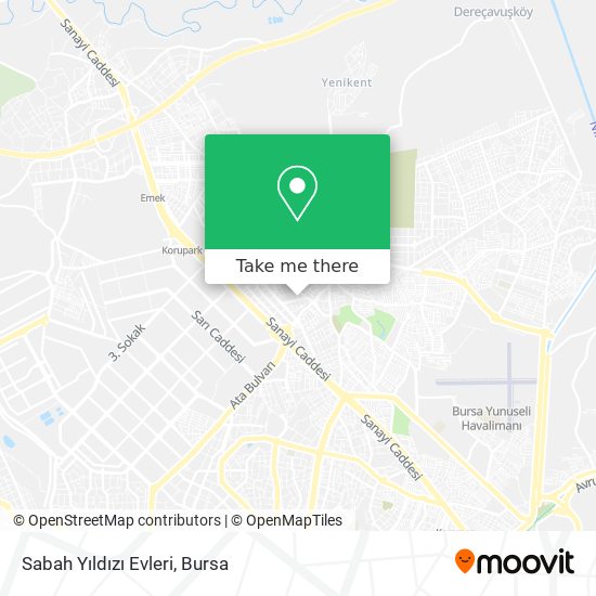 Sabah Yıldızı Evleri map