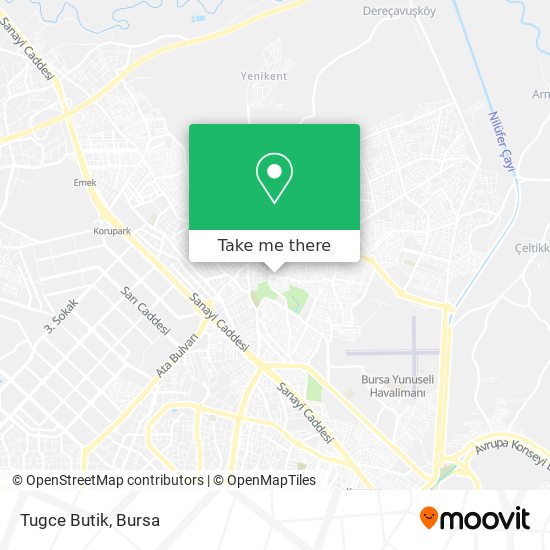 Tugce Butik map